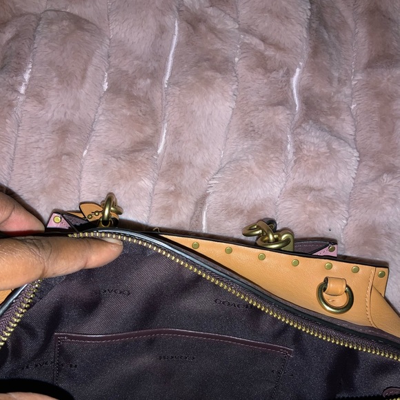 ****Sold*****Coach Dreamer Color-block Satchel - Picture 6 of 8